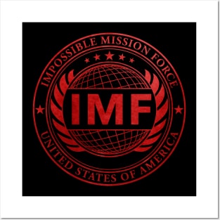 IMF - Impossible Mission Force (RED) Posters and Art